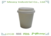 7oz  12oz White Printed Paper Cups with lids For Hot Water / Beverage / Milktea supplier