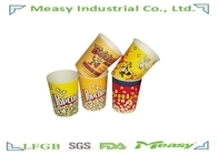 64 Ounce Disposable Oilproof Popcorn Buckets With Customized Logo supplier