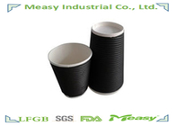 500ml Tea / Milk Ripple Paper Cups With Customer Logo Flexo Printing supplier