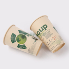 disposable Eco friendly stocked biodegradable paper cup  12oz PLA Printed Design Compostable Bamboo Paper Cup with logo supplier