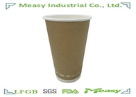 One Wall Hot Kraft Paper Cups For Coffee / Food Grade Paper Espresso Cups supplier