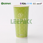 Large / Medium Size Cold Paper Cups , Double PE Coated disposable cold drink cups with lids supplier