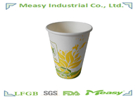 9 OZ Single Wall Paper Cups with Personalized Printing , Coffee Takeaway Cup  supplier