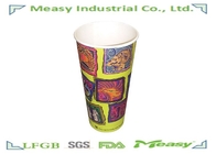 20oz / 22oz Eco-friendly Cold Paper Cups Double PE Material supplier