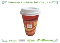 300ml - 500ml Coffee Paper Cups , Paper Cups For Hot Coffee supplier