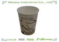 9 OZ Hot Paper Cups For Coffee , Disposable Hot Drink Cups LFGB / FDA supplier