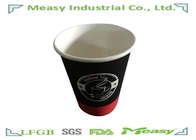 7.5OZ  270CC Disposable Coffee Paper Cups With Custom Design Printed supplier