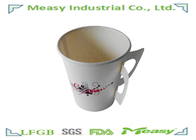 Professional Paper Cup With Handle , Disposable Coffee Cups With Handles supplier