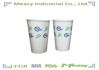 1 Layer Disposable Hot Drink Cups With Custom Brand Flexo Grapgic Printing supplier