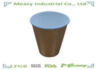 7.5 oz  Disposable Paper Cups Silver And Gold Embossed For Hot Drinking coffee milk tea with custom prined supplier