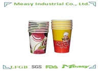 Disposable Paper Cups With Good Grade Ink Printed , 7 Oz Coffee Cups supplier
