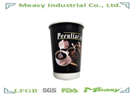 8OZ , 300CC , Personalized Printed Coffee Paper Cups Good Insulation Black supplier