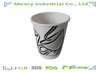 Takeaway Double Wall Paper Cups With PE Coated Heigh 92mm supplier