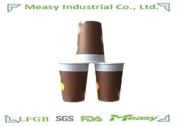 7.5 oz  Single Wall Paper Cups ,  Take Away Coffee Hot Paper Cups Full Color Printing supplier