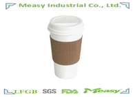 Corrugated Paper  Disposable Insulated Coffee Cups with Cup Sleeve supplier
