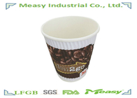 Heat Insulated Paper Cups  for Afternoon Tea Time Three-layer wall supplier