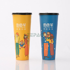 32oz super big single wall hot paper cup disposable milk tea paper cups can be made into blind boxes supplier