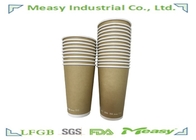 One Wall Hot Kraft Paper Cups For Coffee / Food Grade Paper Espresso Cups supplier