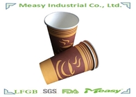 480ml - 500ml 16oz Hot Custom Printed Paper Coffee Cups Sturdy Standard supplier