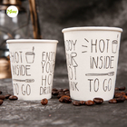 Single wall foam paper cup PE coated disposable hot drink coffee milk tea paper cup with logo customized supplier