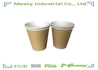 10 Ounce Kraft Color Single Wall Paper Cups 300 CC Takeaway supplier