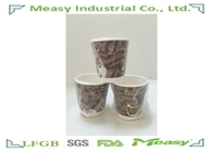 Double Wall Individual Wrapped Paper Cups 10OZ Disposable Hot Drink Cups supplier