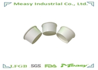 Thick Soup paper containers for food , White disposable ice cream bowls FDA supplier