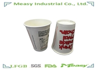 Double Polyethylene Coated Paper Drink Cups / 12OZ take away cup Flexo Printing supplier