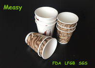 10Oz 12 Oz printing Double Wall Paper Cups For Hot Drink , Coffee And Tea supplier