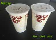 16oz Single Use Paper Cup Disposable For Soft Drink , Hot Air Sealing With Plastic Film supplier