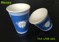 10oz 16oz Disposable Hot custom printed paper coffee cups At Home Restaurant And Hotel supplier