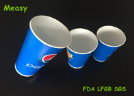 Pepsi 32OZ 12OZ Cola Cold Paper Cups , Blue disposable drinking cups Flexo Graphic Printing supplier