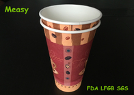 Strong eco friendly Coffee Disposable paper cups party Without Leaking supplier