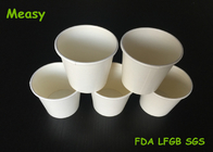 4 Oz 110cc printed White paper cold cups For Ice Coffee / Cola , Double PE Coated supplier