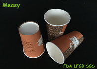 16oz Custom Single Wall Paper Cups , Coffee Take Away Cup 500ml supplier