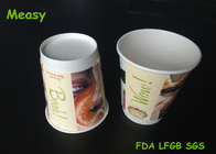 12oz Hot Drinks Double Wall Paper Cups Disposable Coffee Cups With Donut Cow Printed supplier