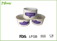 Purple 2oz Disposable Double Poly Ice Cream Paper Cups for Frozen yogurt 100 cc supplier