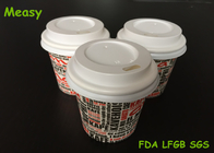 Small 4oz Disposable Paper Cup Lids / Coffee Cup Cover Free Sample Eco Friendly supplier