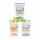 500ml 600ml Disposable Custom Double Wall Paper Cups For Coffee Wholesale supplier