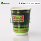 8 Oz White And Black double wall paper cup for Hot Drink , Non deforming supplier