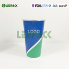 32oz large capacity Disposable Cold drink Paper Cups With Personlised Brand Printed No Melting double PE coated supplier