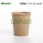10 oz Eco Friendly  Custom Disposable Kraft Coffee Paper Cups fully HD Printing Wholesale hot drink paper cup with lids supplier