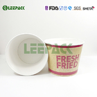 Disposable food grade paper popcorn buckets container for take away food packaging supplier