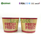 Disposable food grade paper popcorn buckets container for take away food packaging supplier