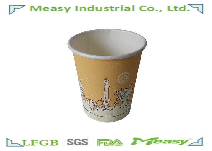 6 oz Eco Friendly Disposable Cups 180ml  with Customised Design Flexo Printing supplier