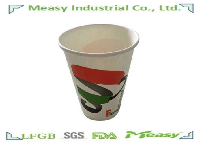 Cold Drinking Cups with Colorful Design Flexo Printed , 12 Oz  Paper Cup supplier