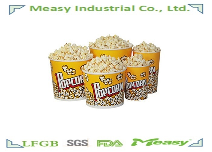 64oz Popcorn Paper Containers With Personalised Design Printing supplier