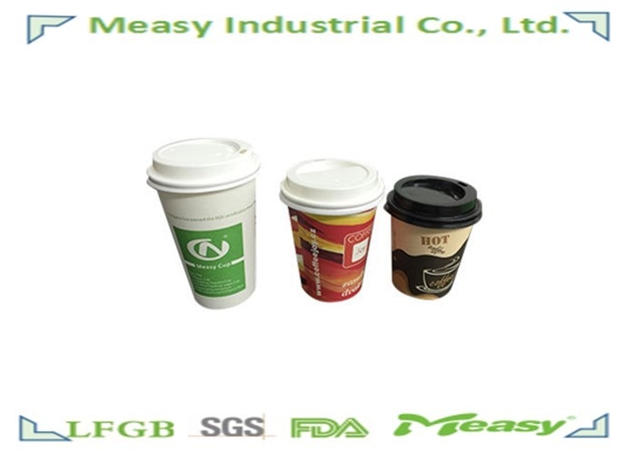 Coffee Paper Cup Lids for 8OZ /  12OZ / 16OZ Disposable Cup No Lkeaking No Smell supplier