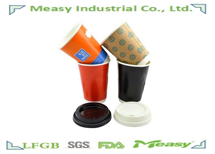 LFGB FDA Paper Cup Lids For Single Wall or Double Wall Paper Cups supplier