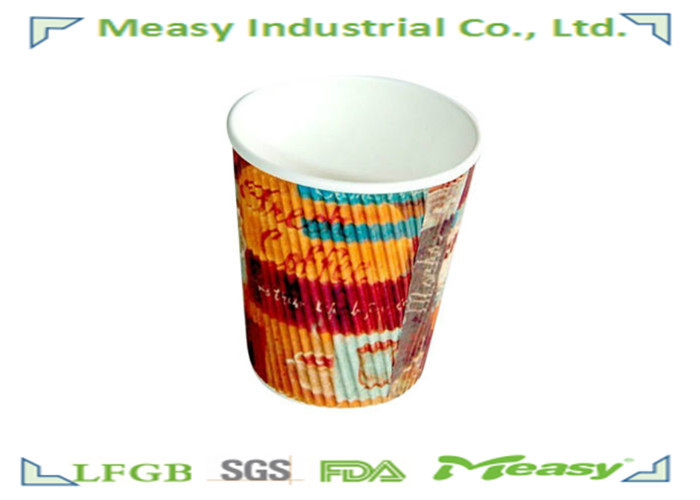 16oz Insulated Paper Cups  , Insulated Disposable Coffee Cups supplier